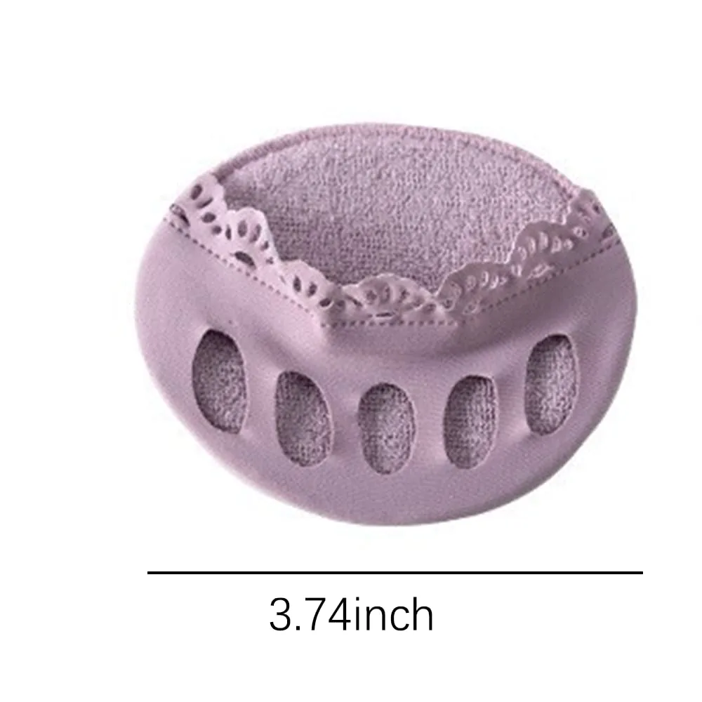 5 Pairs Honeycomb Forefoot PadsFeet Sweat Pads Soft Ball of FootCushionPads Lace Invisible Forefoot PadFabric Foot CushionsSoft Ball of FootCushionPads5 Colors